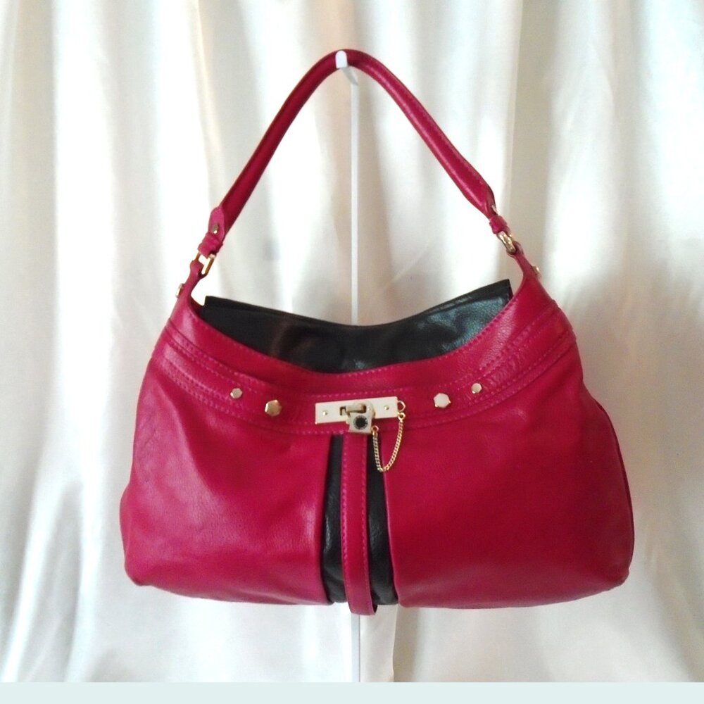 LIKE NEW 💥MARC JACOBS LEATHER SHOULDER BAG LOCK IT UP CAMILLE 💥AWESOME!